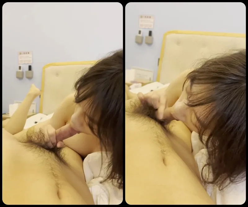 Cô bạn gái ngoan bú láp buồi bự của anh